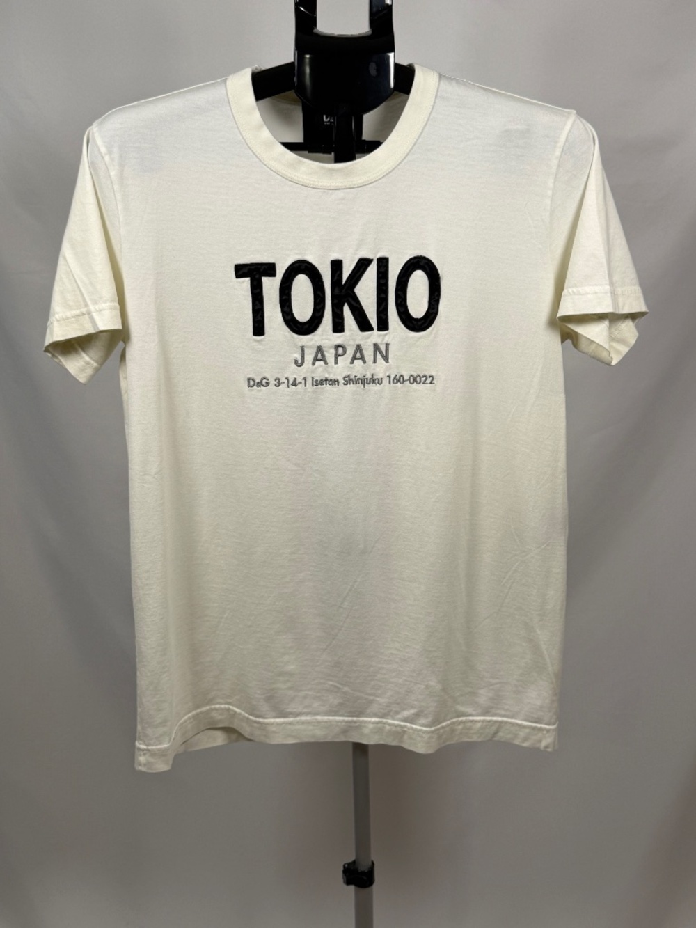 Vintage D&G Dolce Gabbana IT 52, Slim XL Tokyo Japan Isetan Shinjuku Tee